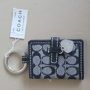 Coach picture frame key ring